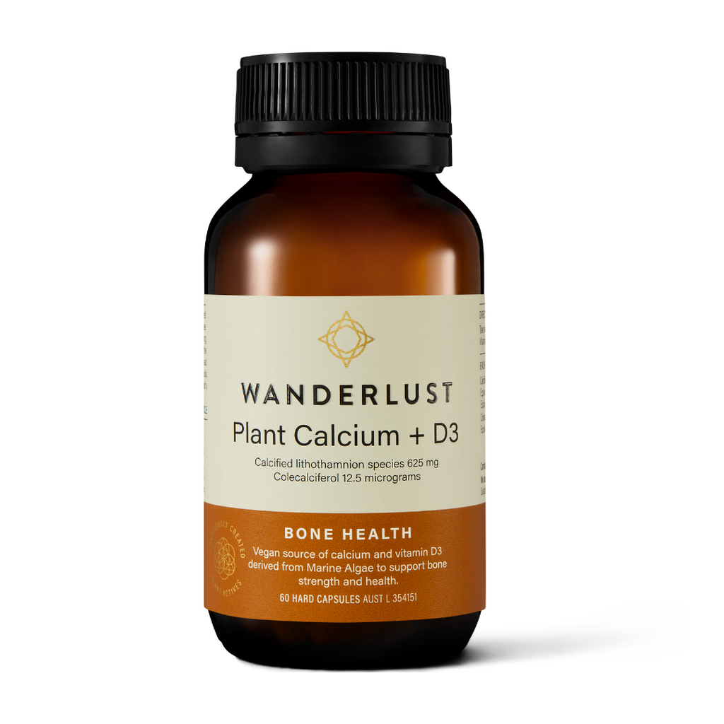 Wanderlust Plant Calcium + D3 (60 Caps)