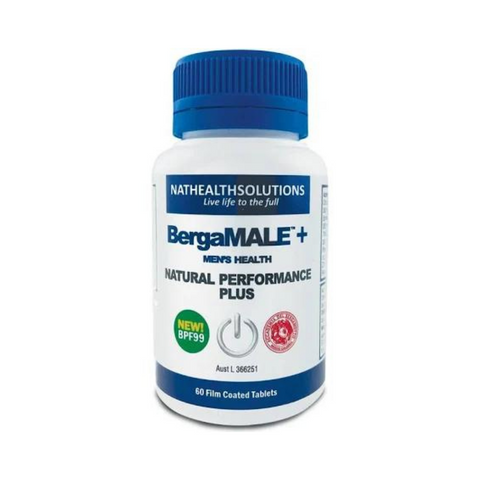 Natural Health Solutions BergaMale (60 Tabs)